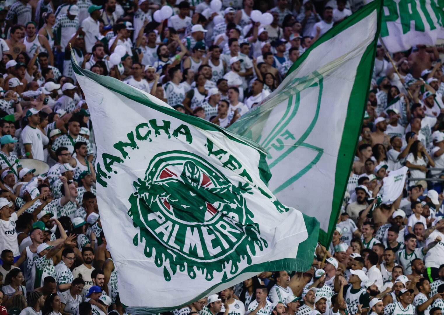 Torcida do Verdão faz a festa no Allianz Parque