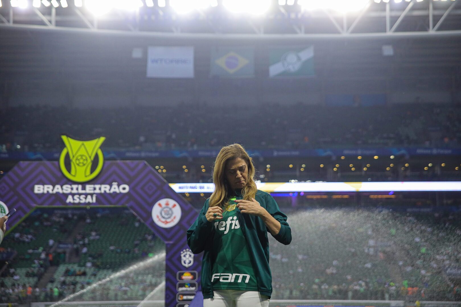 Leila Pereira - Campeonato Brasileiro 2023 - Palmeiras 2 x 1 Corinthians