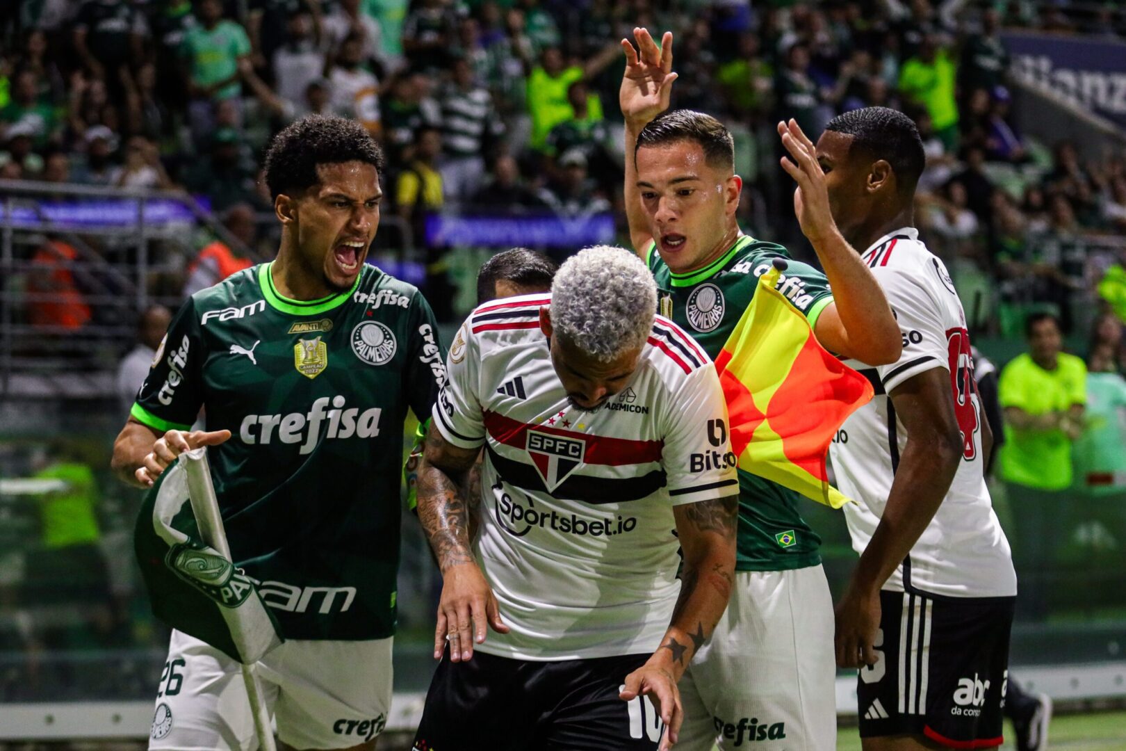 Palmeiras 5 x 0 São Paulo - Brasileiro 2023