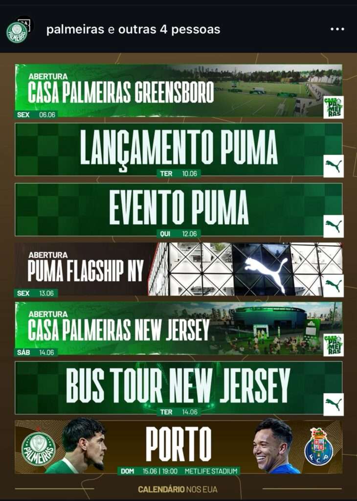 Calendário palmeirense